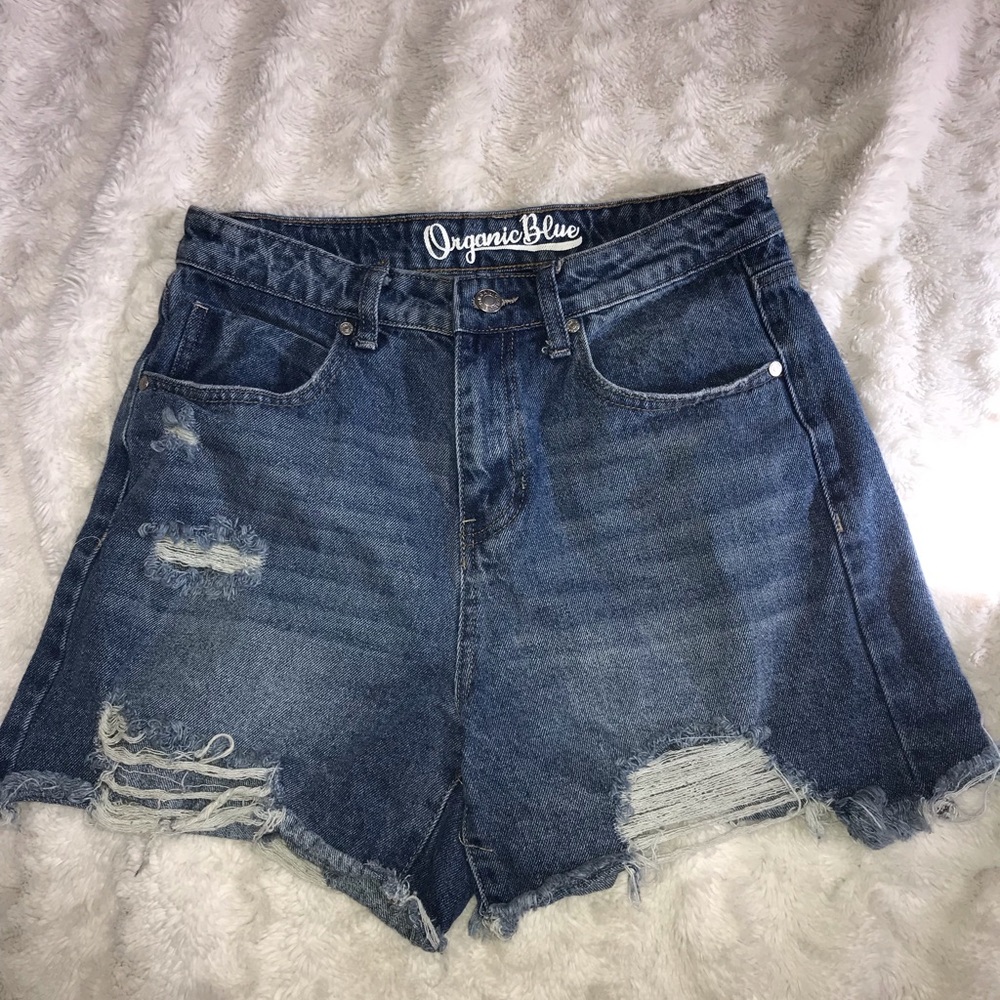Organic blue blue Jean shorts size 9 high waisted